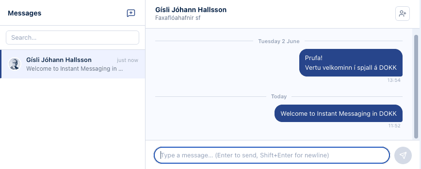 Direct Messaging